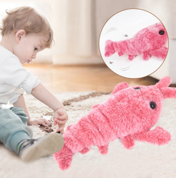 Rechargeable Electric Jumping Lobster Cat Toy
