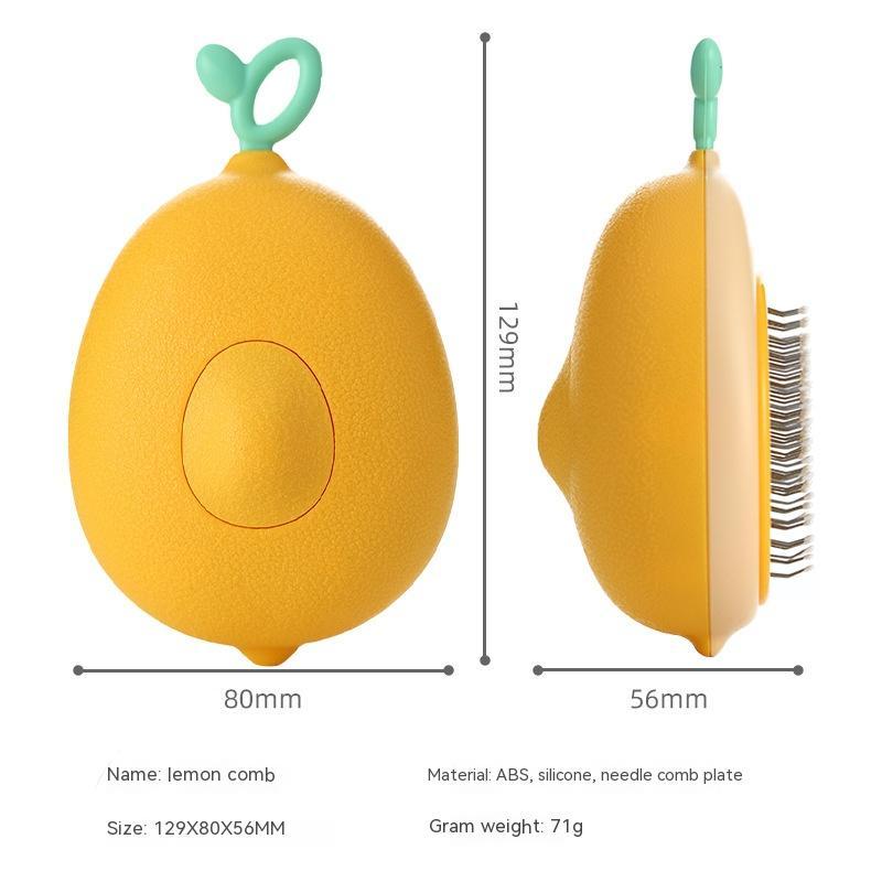 Avocado-Shaped Pet Hair Remover Brush