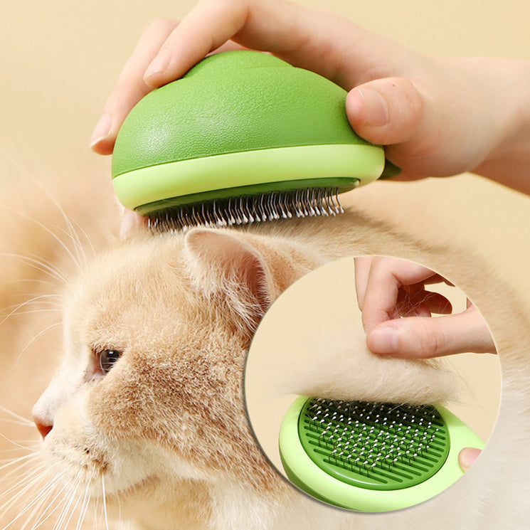 Avocado-Shaped Pet Hair Remover Brush