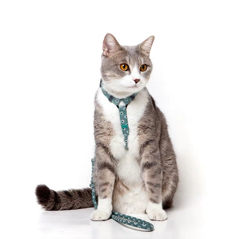 Slipping Cat Harness and Leash Set
