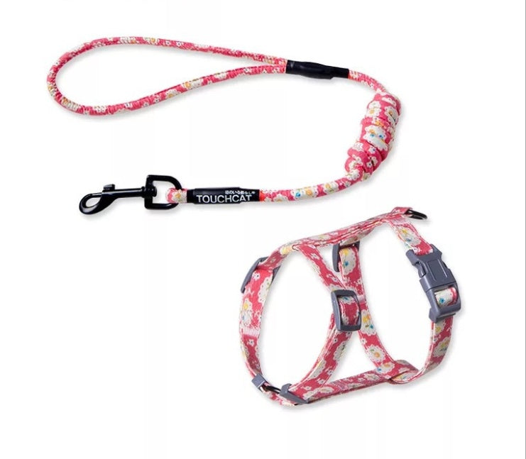 Slipping Cat Harness and Leash Set