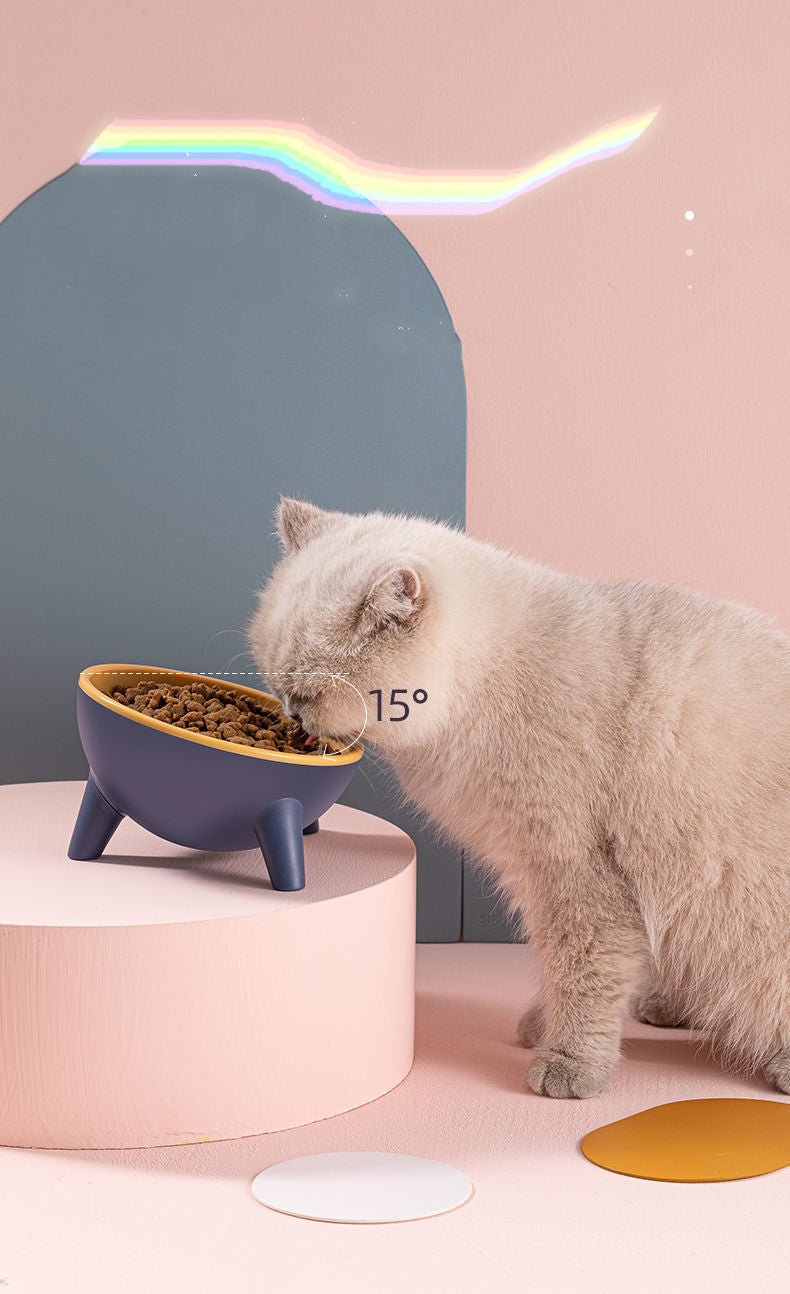 Nordic-Style Elevated Pet Feeding Bowl