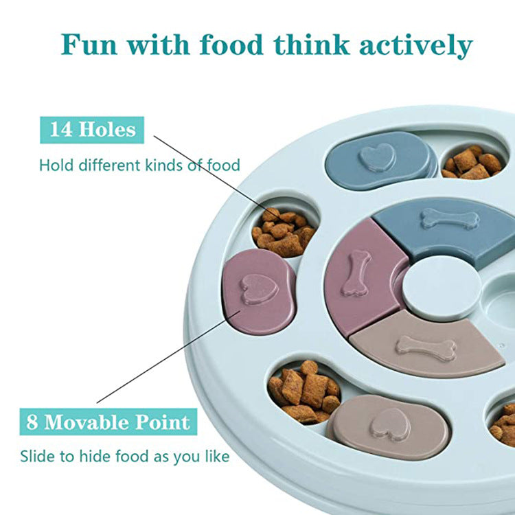 Interactive Dog Puzzle Feeder Bowl