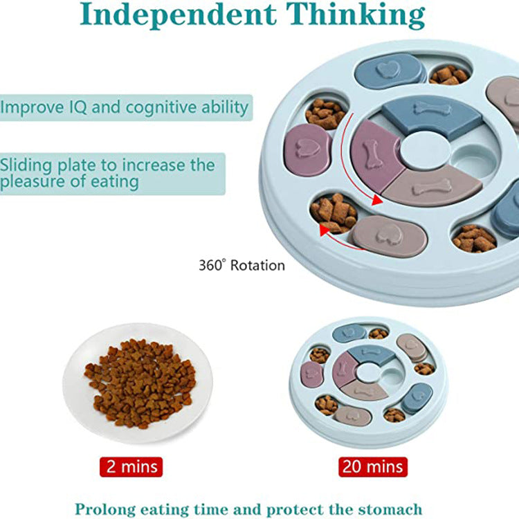 Interactive Dog Puzzle Feeder Bowl