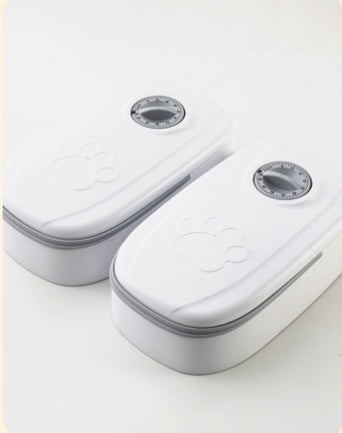 Automatic Pet Feeder & Gravity Water Dispenser