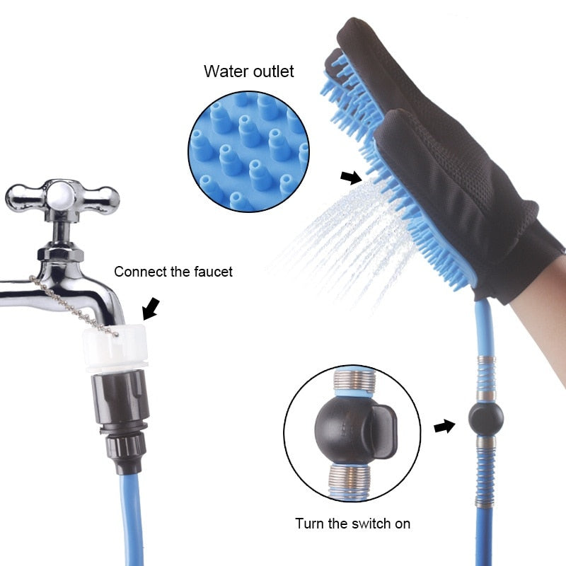 Handheld Pet Shower & Massage Tool