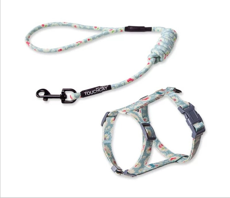 Slipping Cat Harness and Leash Set