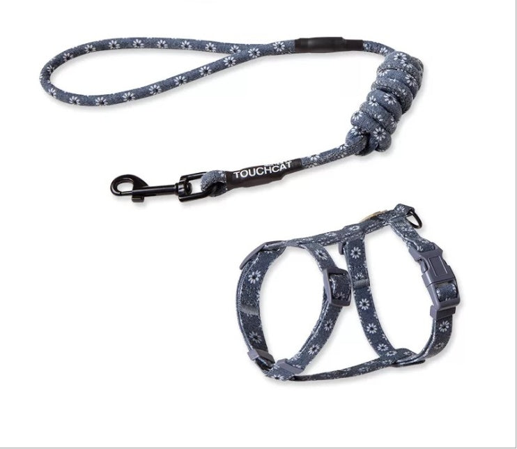 Slipping Cat Harness and Leash Set