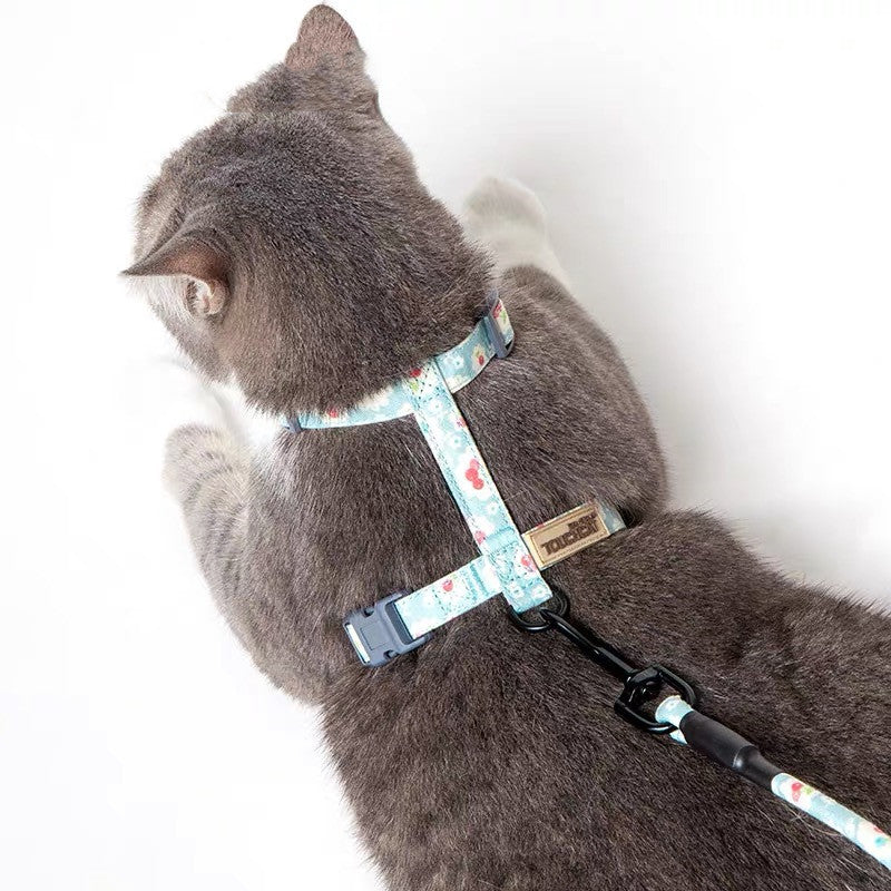Slipping Cat Harness and Leash Set