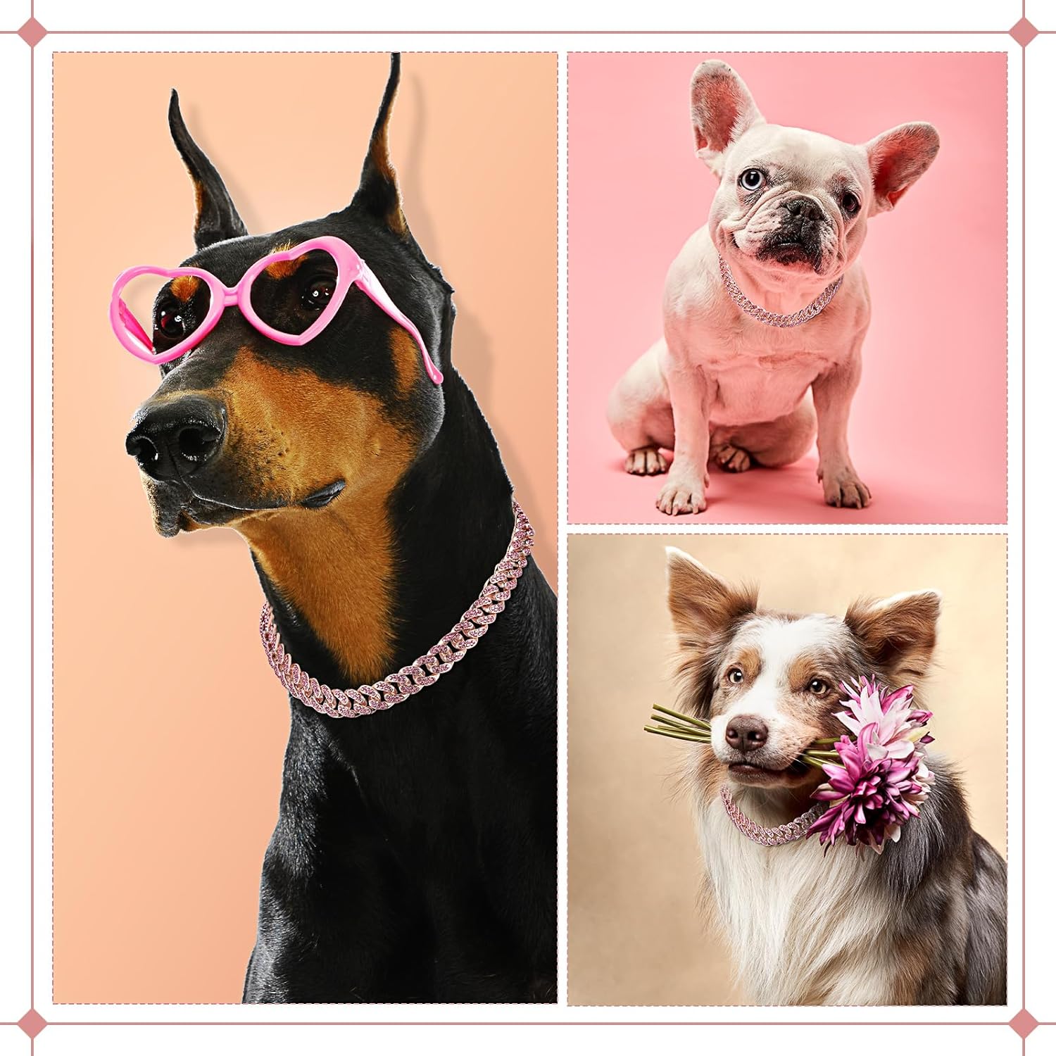 Crystal Pet Collar Necklace
