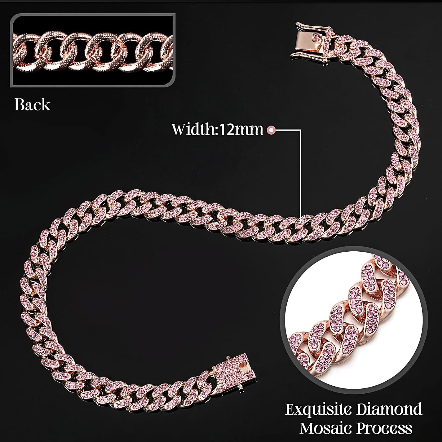 Crystal Pet Collar Necklace