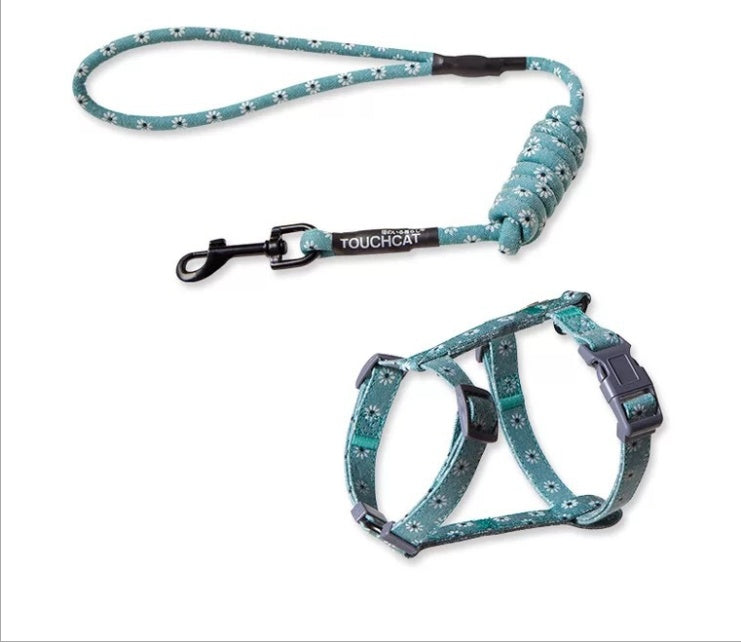 Slipping Cat Harness and Leash Set