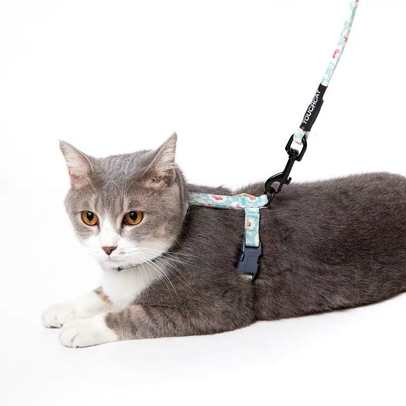 Slipping Cat Harness and Leash Set