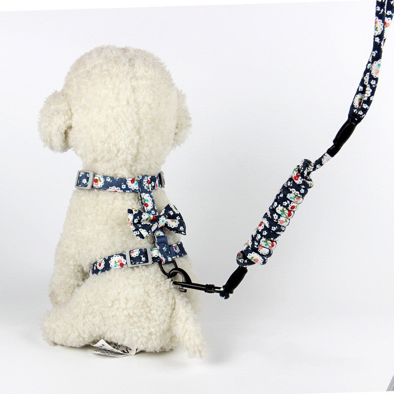 Floral Japanese-Style Cat Leash