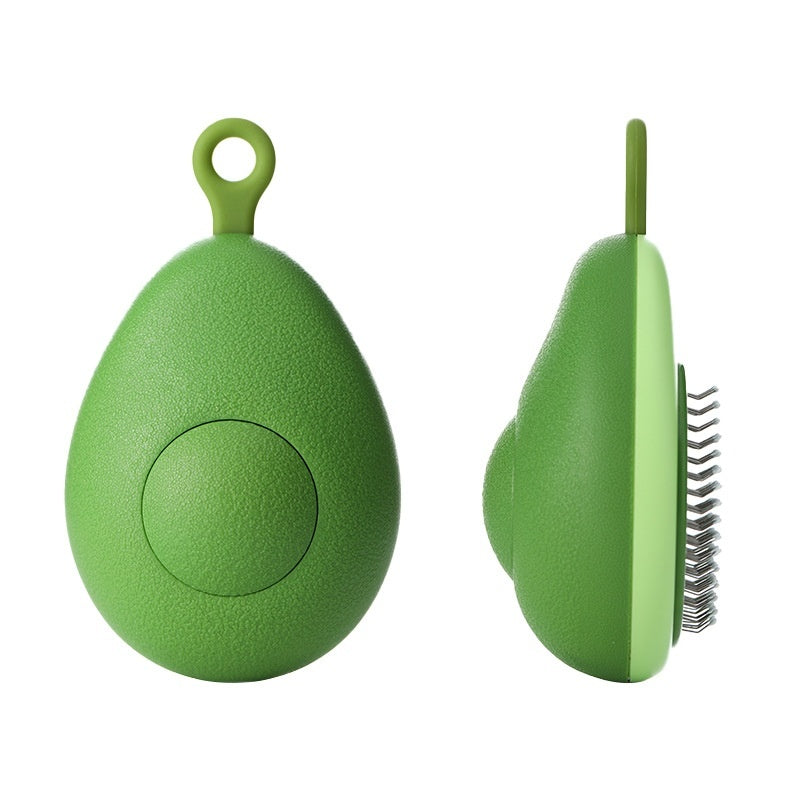 Avocado-Shaped Pet Hair Remover Brush