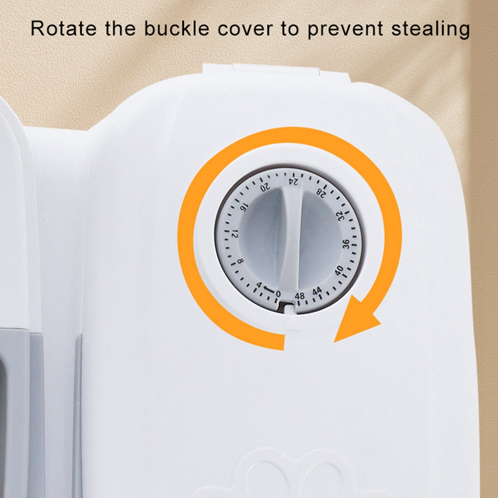Automatic Pet Feeder & Gravity Water Dispenser
