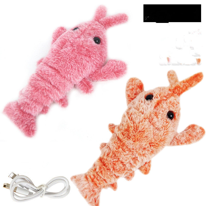 Rechargeable Electric Jumping Lobster Cat Toy