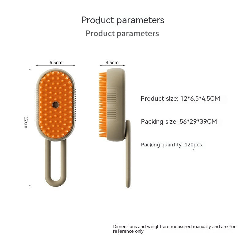 3-in-1 Steam Grooming Brush