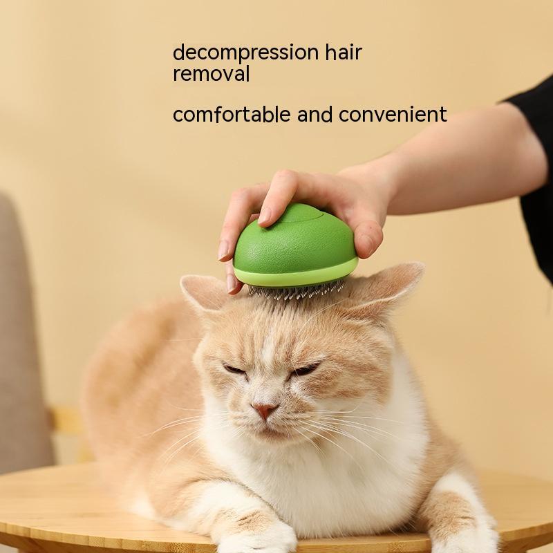 Avocado-Shaped Pet Hair Remover Brush